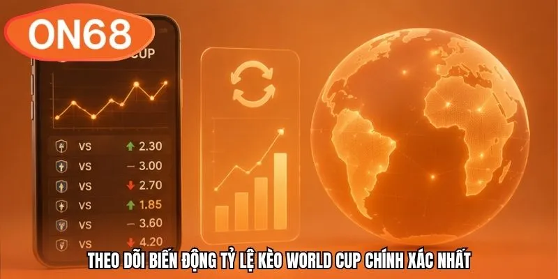 Theo dõi biến động tỷ lệ kèo World Cup chính xác nhất